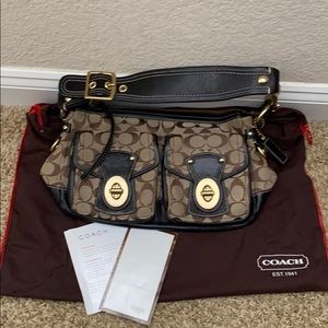 Coach Legacy Signature Shoulder Bag